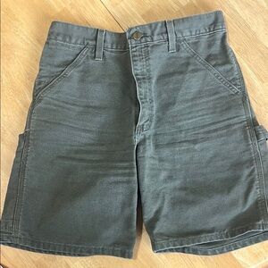 Green Cargo Shorts